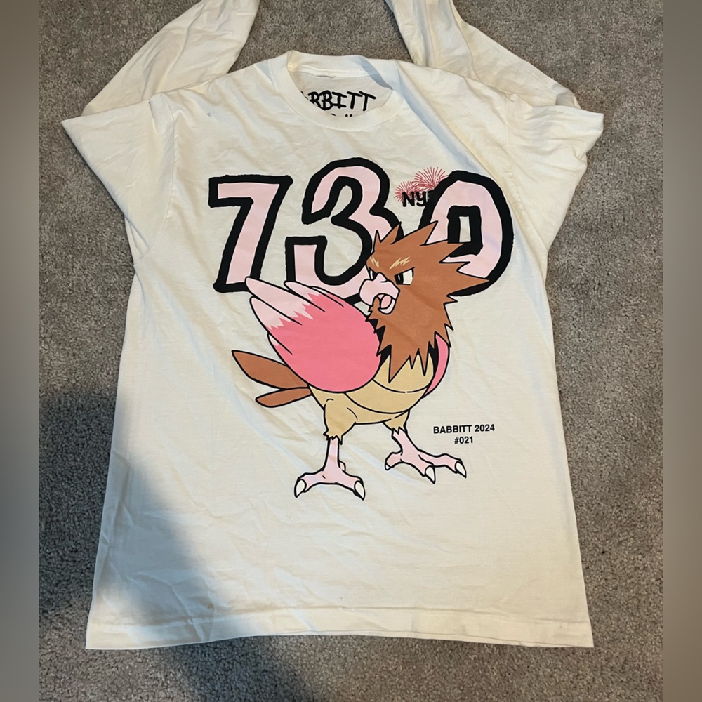 Asspizza Babbitt 730 Spearow pokemon size L Revived 151
